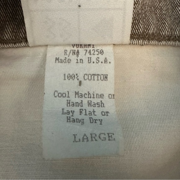 Vintage 80s Vukani Beaded Tribal Native American Denim Shirt Jacket Women’s Lg - Picture 8 of 9